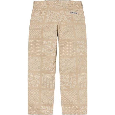 Paisley Grid Chino Pant - spring/summer 2020 - Supreme