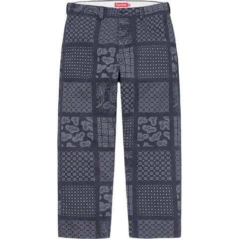 Paisley Grid Chino Pant - spring/summer 2020 - Supreme Paisley Grid Chino Pant - spring/summer 2020 - Supreme