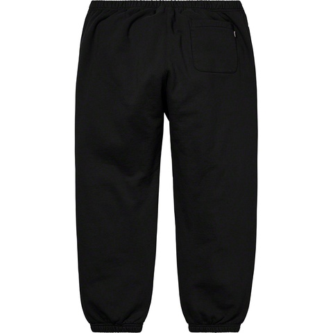 Supreme Metallic Rib Sweatpant - Black