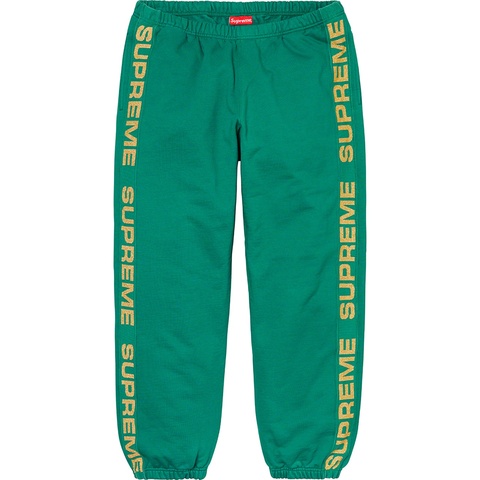 Supreme Metallic Rib Sweatpant - Light Pine