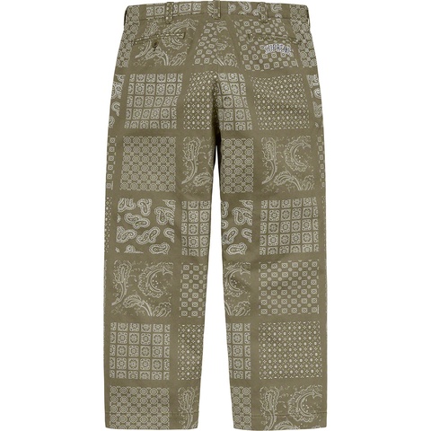 Paisley Grid Chino Pant - spring/summer 2020 - Supreme
