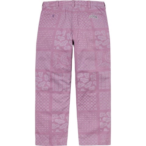 Paisley Grid Chino Pant - spring/summer 2020 - Supreme