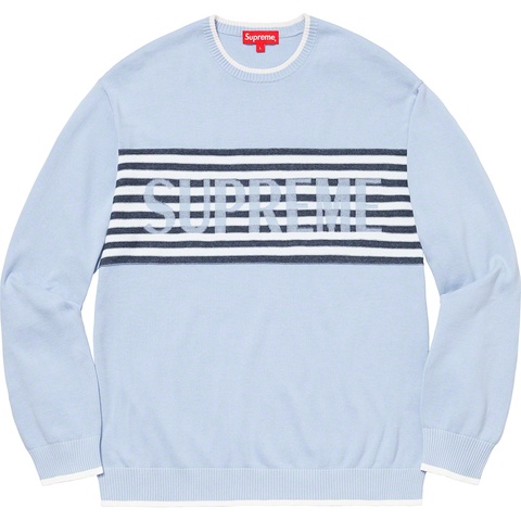 Chest Stripe Sweater - spring/summer 2020 - Supreme Chest Stripe Sweater - spring/summer 2020 - Supreme