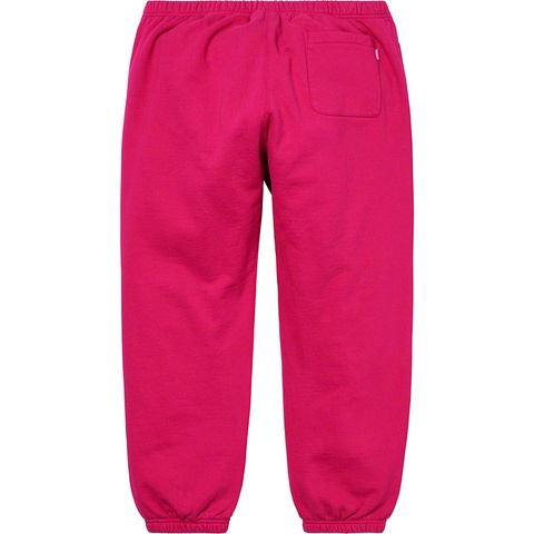 Supreme Metallic Rib Sweatpant - Fuchsia