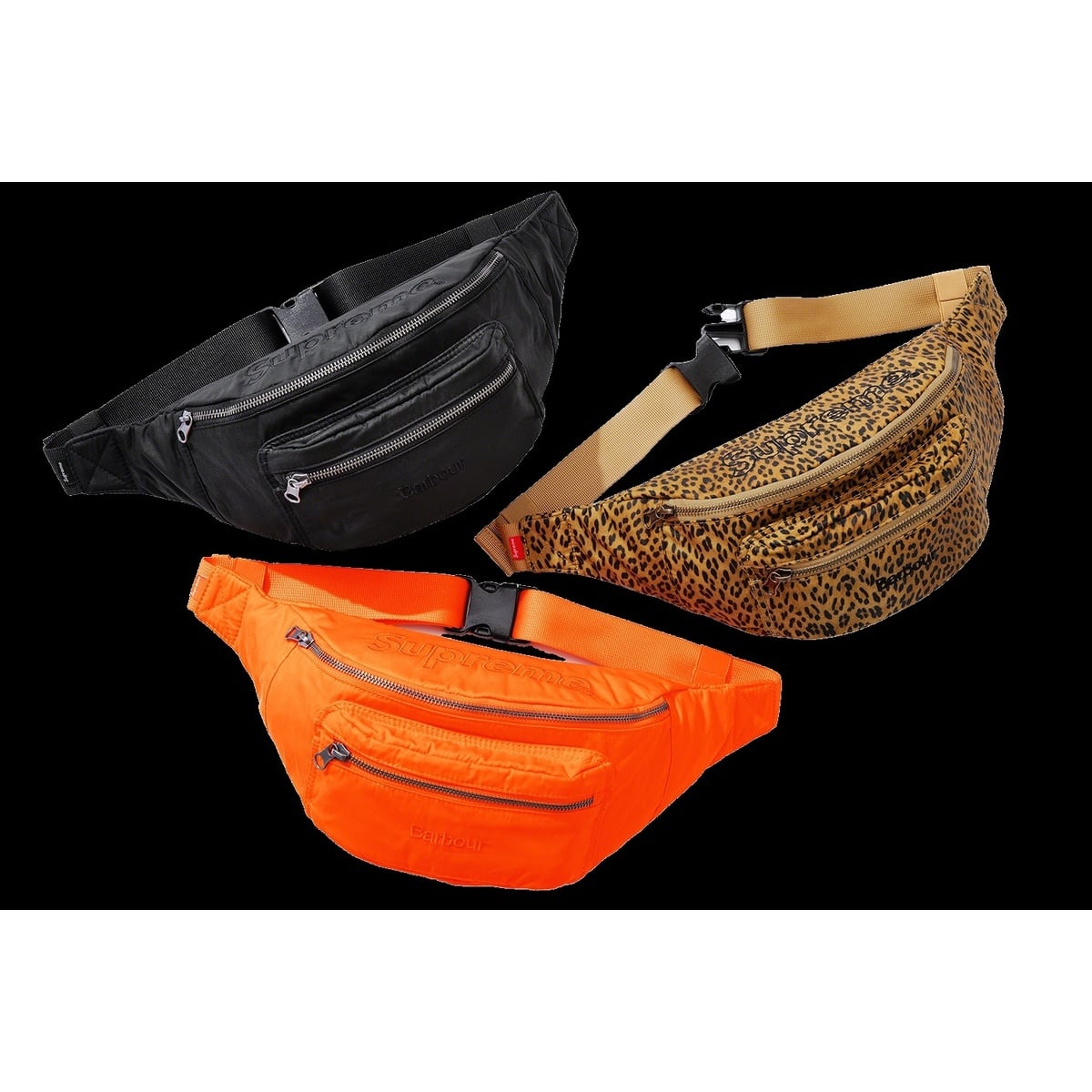 Supreme®/Barbour® Waxed Cotton Waist Bag - SupremeCommunity