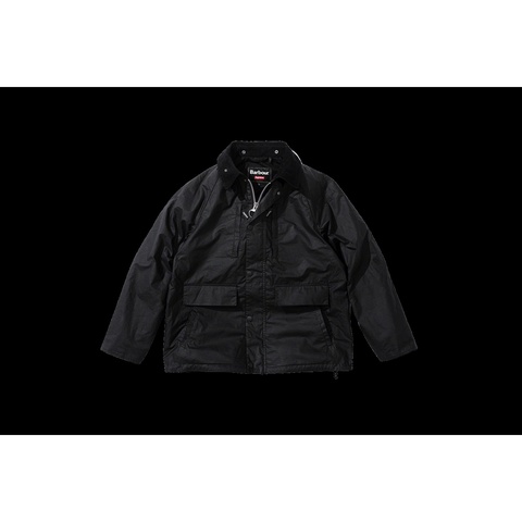 Supreme☆Barbour Cotton Field Jacket☆黒☆XL Supreme®/Barbour® Lightweight Waxed Cotton Field Jacket - Supreme