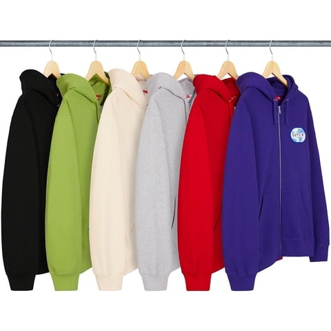 World Famous Zip Up Hooded Sweatshirt - Supreme
