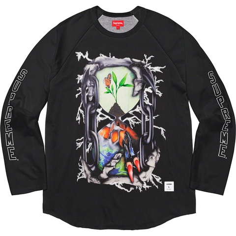 Supreme Hourglass Raglan L/S Top - Black