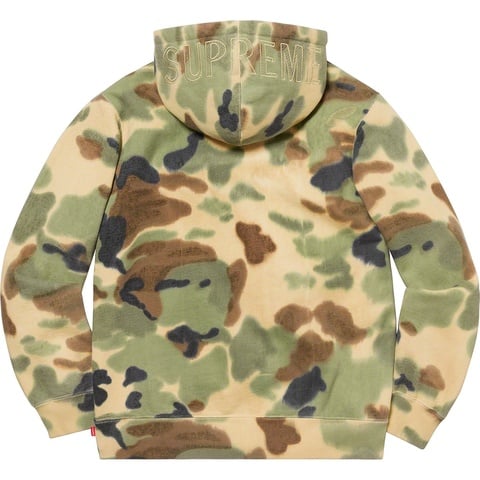 Supreme Overdyed Hooded Sweatshirt - Painted Camo