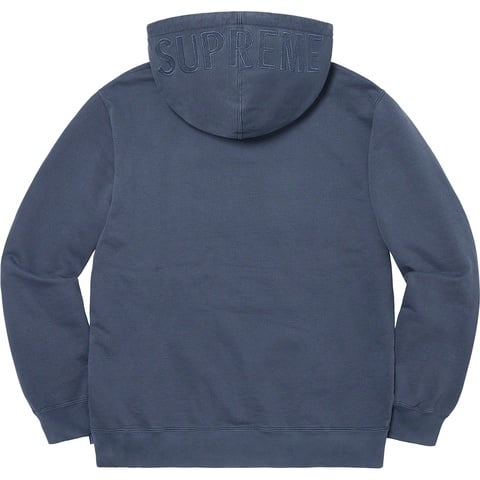 Supreme Overdyed Hooded Sweatshirt - Navy