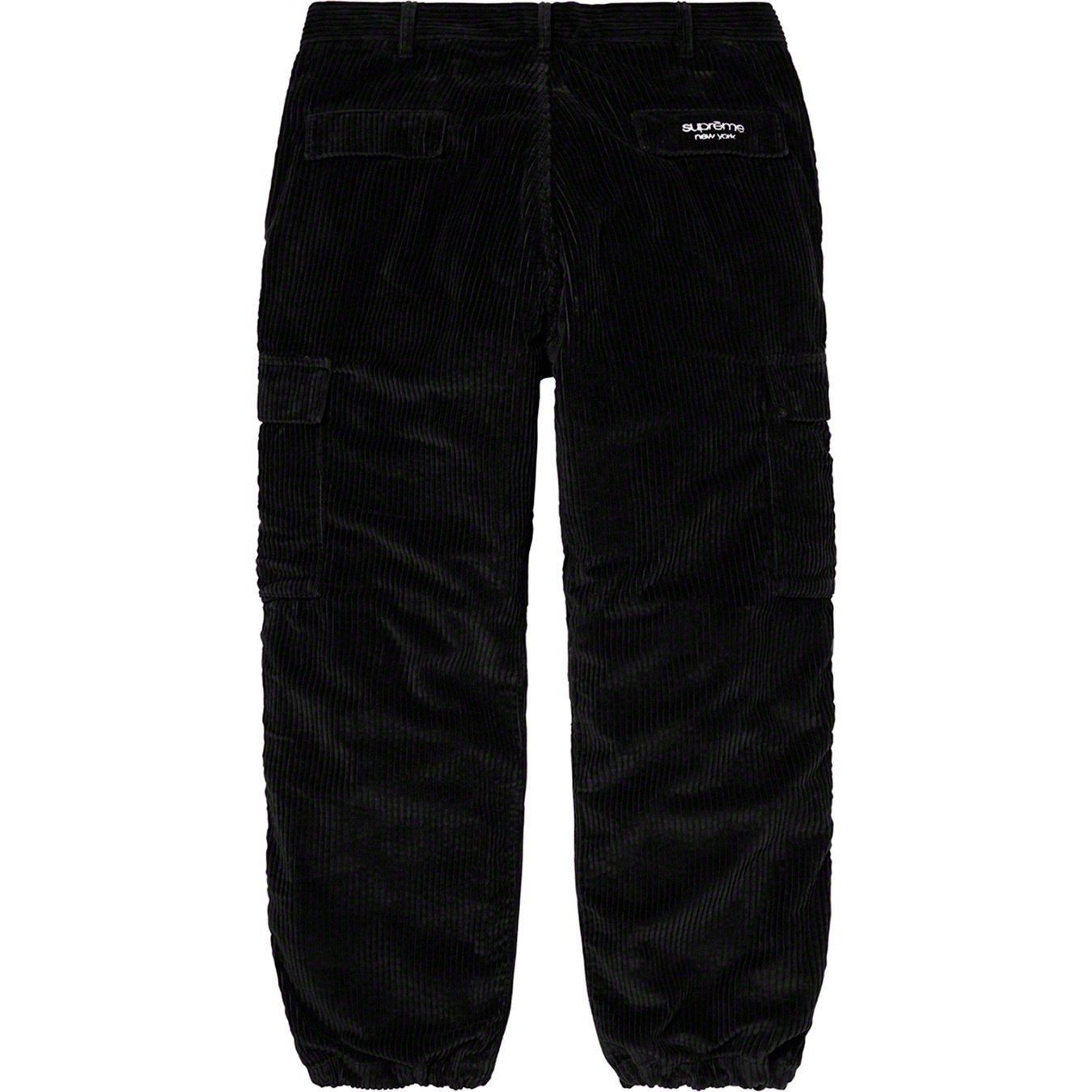 Supreme Wide Wale Corduroy Cargo Pant (SS20) - Black - $188