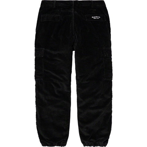 Supreme Wide Wale Corduroy Cargo Pant - Black