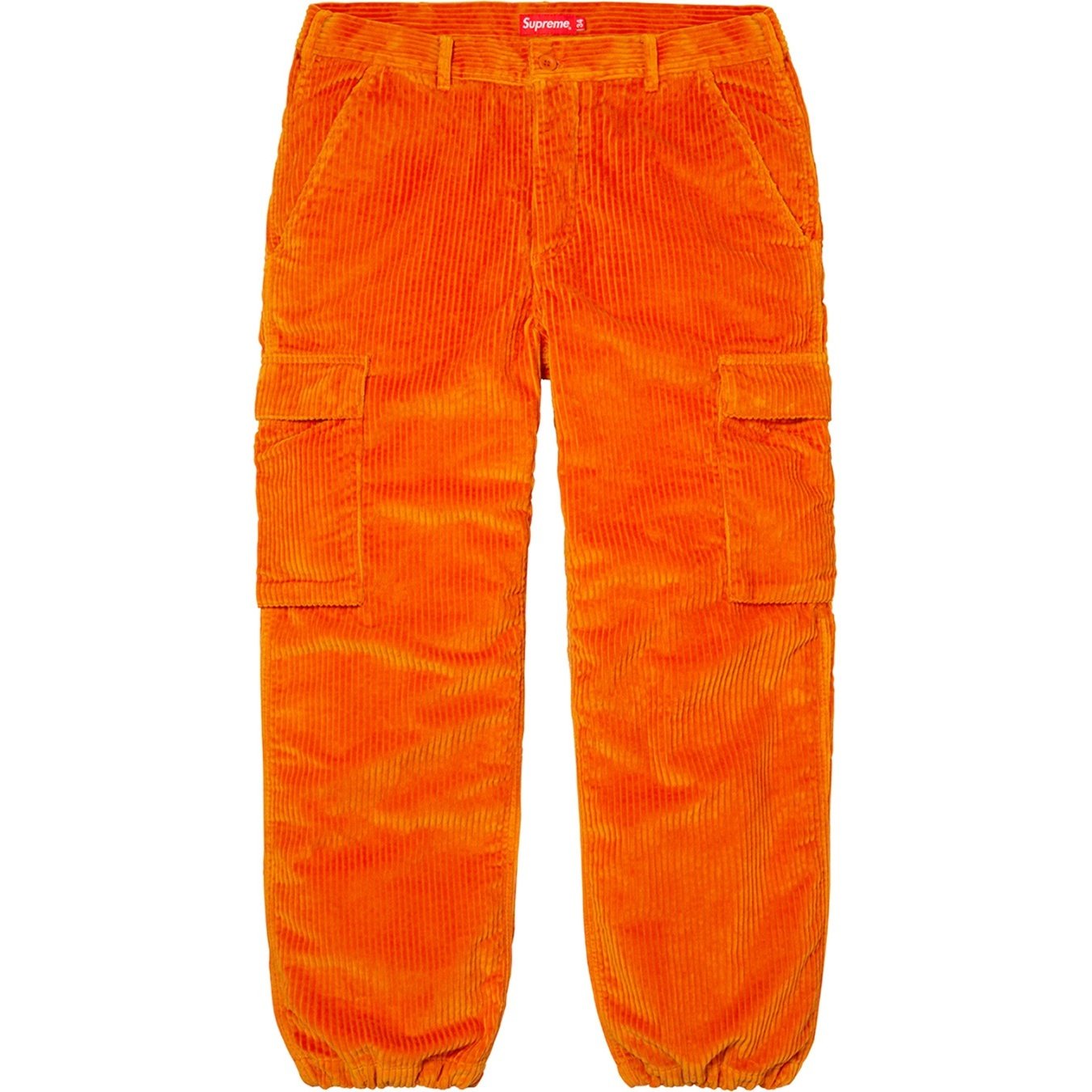 Supreme Wide Wale Corduroy Cargo Pant (SS20) - Orange - $188
