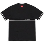Supreme Knit Stripe S S Top (SS20) - Black