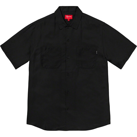Supreme Silk S/S Work Shirt - Black