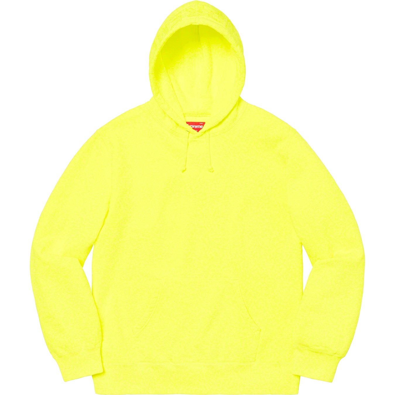 Supreme Overdyed Hooded Sweatshirt (SS20) - Bright Yellow - $148