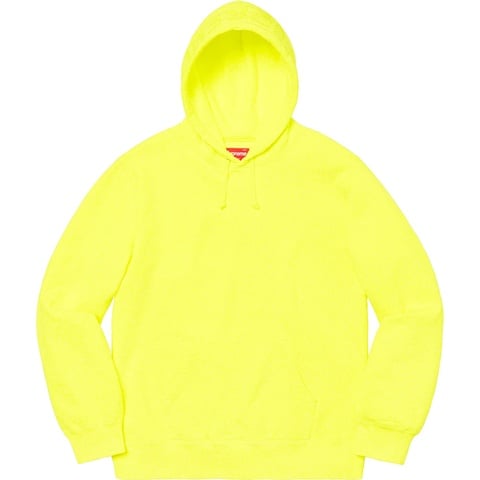 Supreme Overdyed Hooded Sweatshirt - Bright Yellow