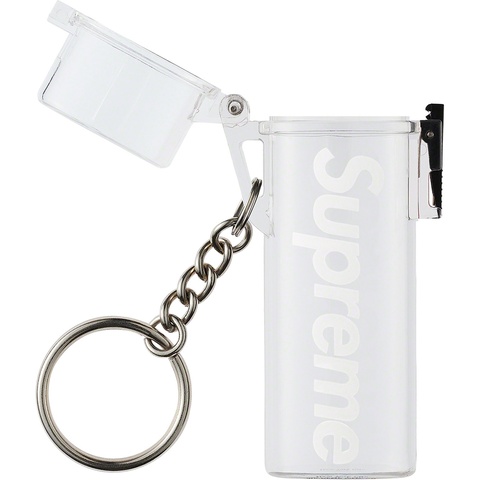 Supreme Waterproof Lighter Case Keychain - Clear
