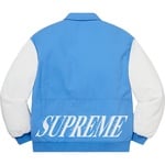 Supreme Twill Varsity Jacket (SS20) - Light Blue
