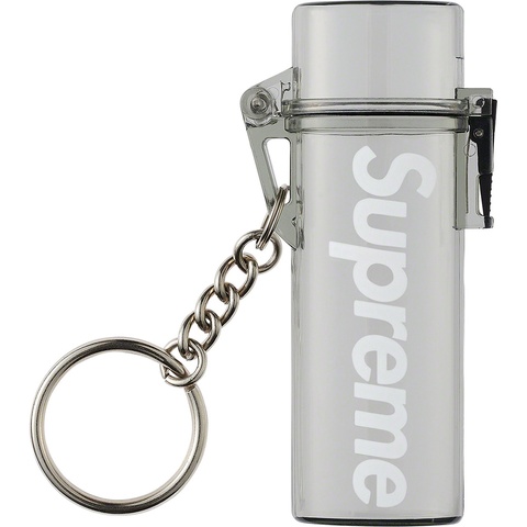 Supreme Waterproof Lighter Case Keychain - Smoke