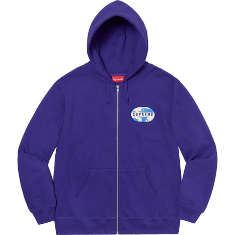 World Famous Zip Up Hooded Sweatshirt - Supreme