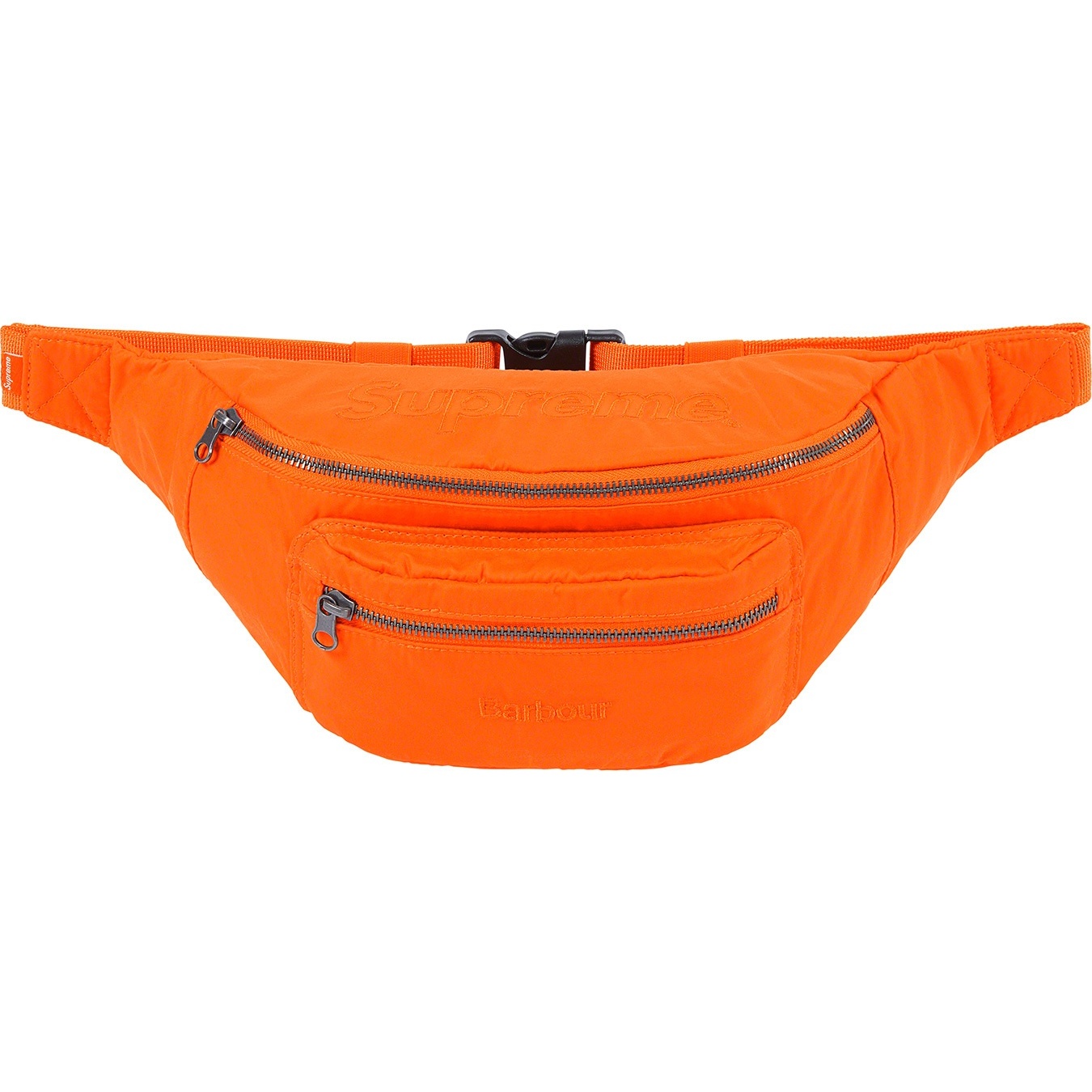Supreme Supreme Barbour Waxed Cotton Waist Bag (SS20) - Orange - $98