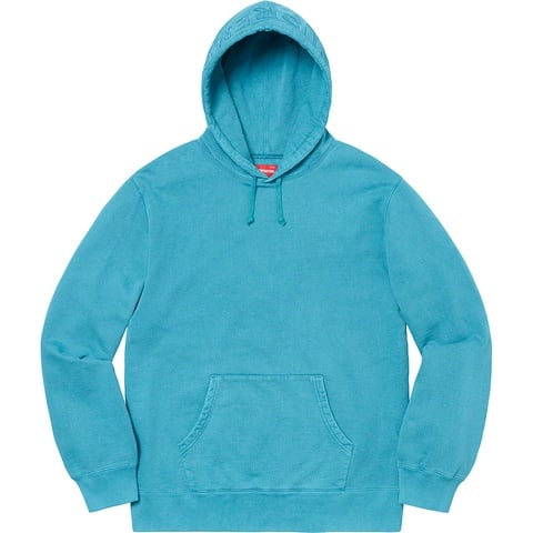Supreme Overdyed Hooded Sweatshirt - Bright Blue