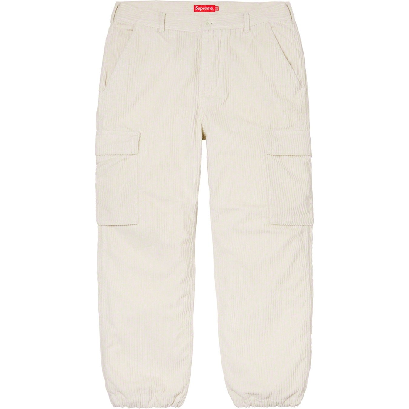 Supreme Wide Wale Corduroy Cargo Pant (SS20) - Natural - $188