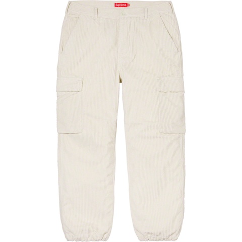 Supreme Wide Wale Corduroy Cargo Pant - Natural