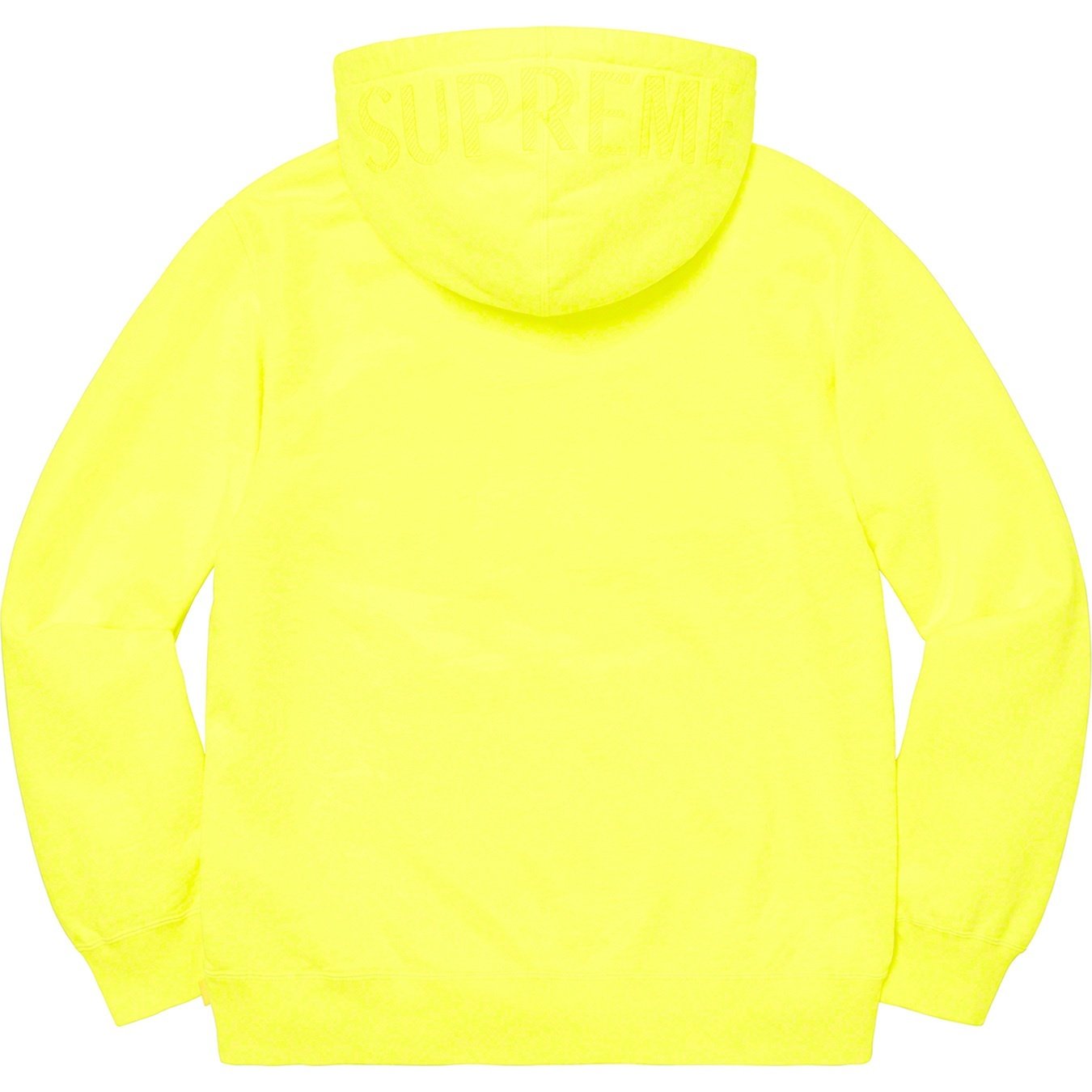 Supreme Overdyed Hooded Sweatshirt (SS20) - Bright Yellow - $148