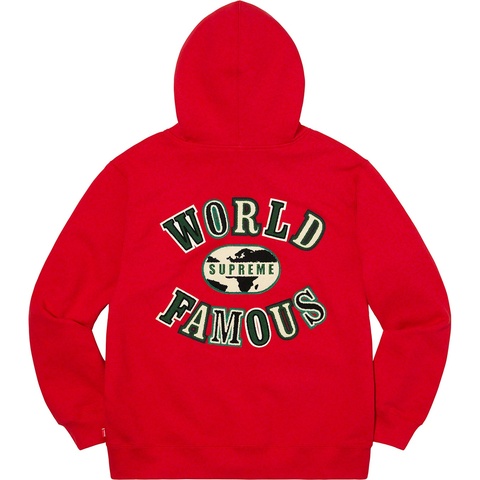 World Famous Zip Up Hooded Sweatshirt - Supreme