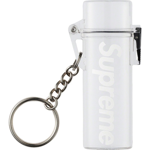 Supreme Waterproof Lighter Case Keychain - Clear