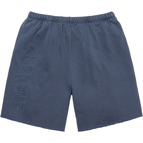 Supreme Overdyed Sweatshort - Navy
