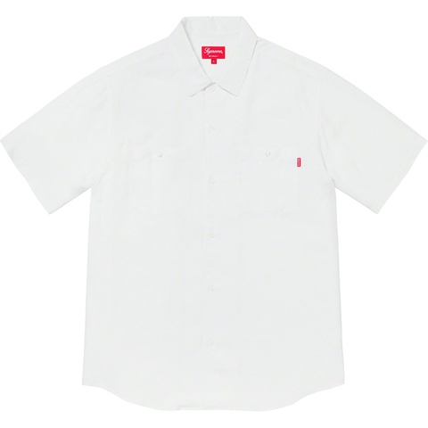 Supreme Silk S/S Work Shirt - White