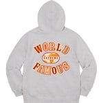 Supreme World Famous Zip Up Hooded Sweatshirt (SS20) - Heather Grey