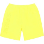 Supreme Overdyed Sweatshort (SS20) - Bright Yellow