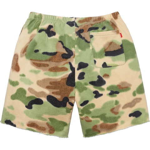 Supreme Overdyed Sweatshort - Painted Camo