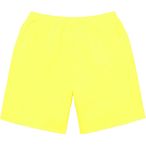 Supreme Overdyed Sweatshort - Bright Yellow