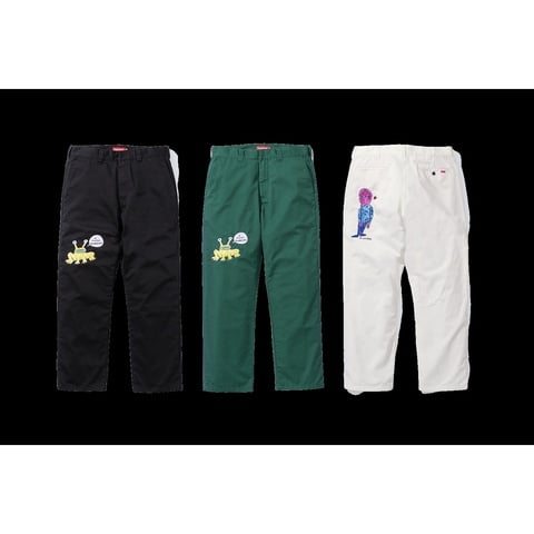 Daniel Johnston Embroidered Work Pant - Supreme