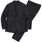 Supreme Wool Suit (SS20) - Black Pinstripe