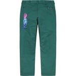 Supreme Daniel Johnston Embroidered Work Pant (SS20) - Work Green