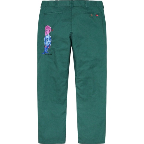 Daniel Johnston Embroidered Work Pant - SupremeCommunity