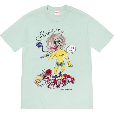 Supreme Daniel Johnston Kill Em All Tee - Light Teal