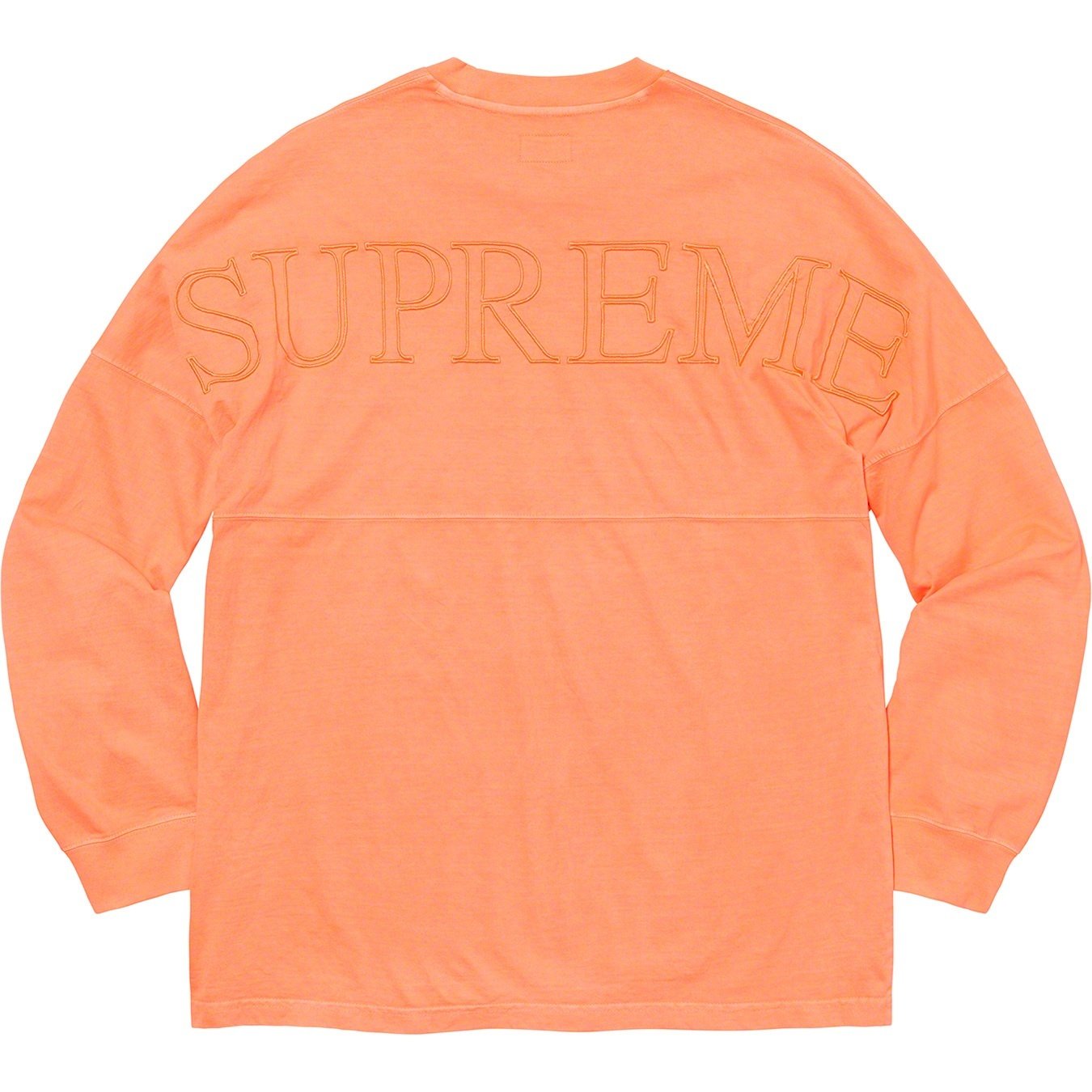 Supreme Overdyed L S Top (SS20) - Bright Peach - $88