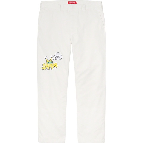 Daniel Johnston Embroidered Work Pant - SupremeCommunity