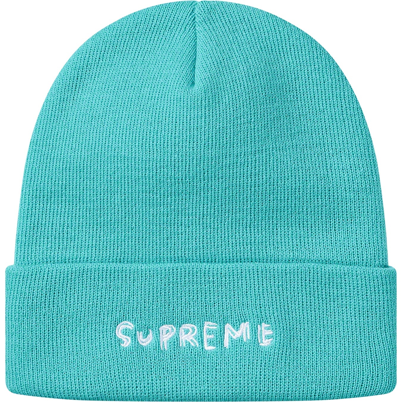 Supreme Daniel Johnston Beanie (SS20) - Turquoise - $36