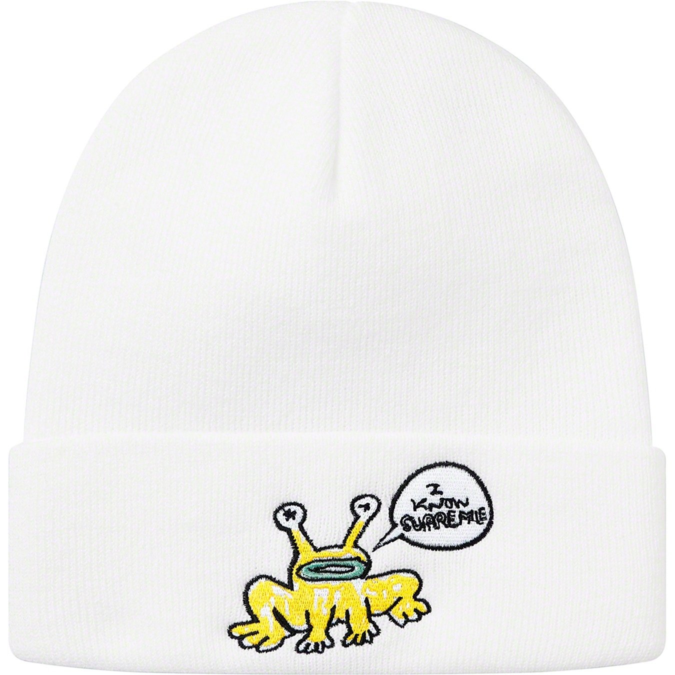 Supreme Daniel Johnston Beanie (SS20) - White - $36