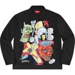 Supreme Daniel Johnston Embroidered Work Jacket (SS20) - Black