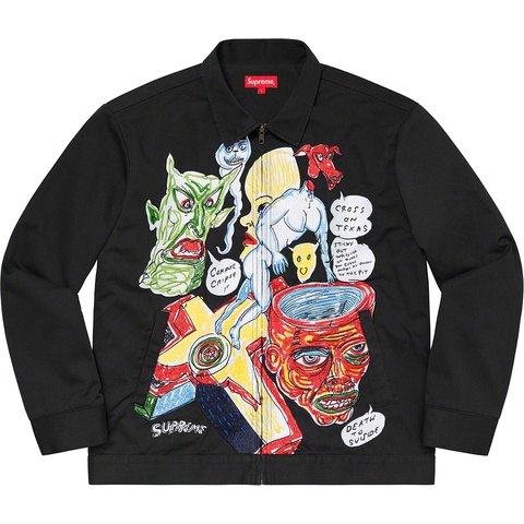 Daniel Johnston Embroidered Work Jacket - Supreme