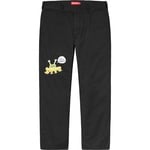 Supreme Daniel Johnston Embroidered Work Pant (SS20) - Black